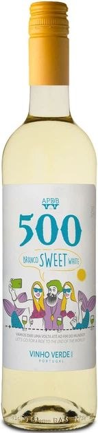 Вино 500 Vinho Verde напівсолодке біле 9.5% 0.75 л